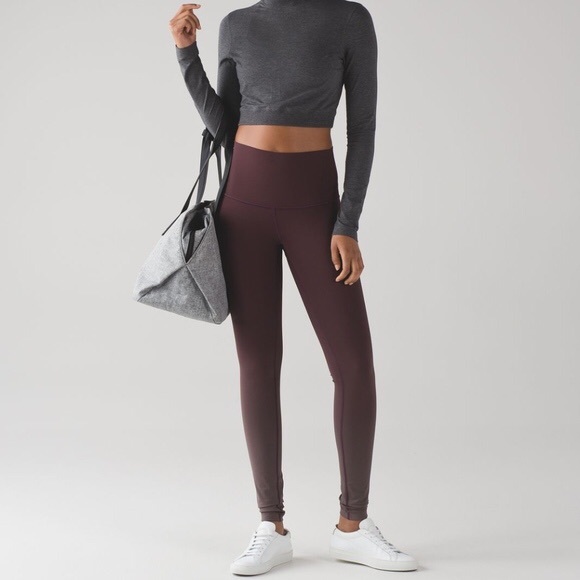black cherry lululemon leggings